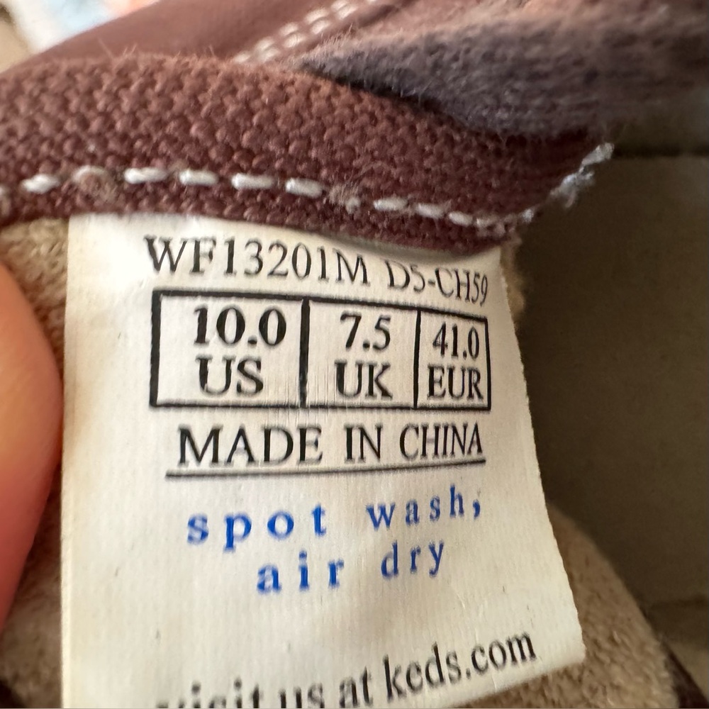 Keds Shoes - Brown and Cream size 10 in great condition used it once. - Picture 6 of 8